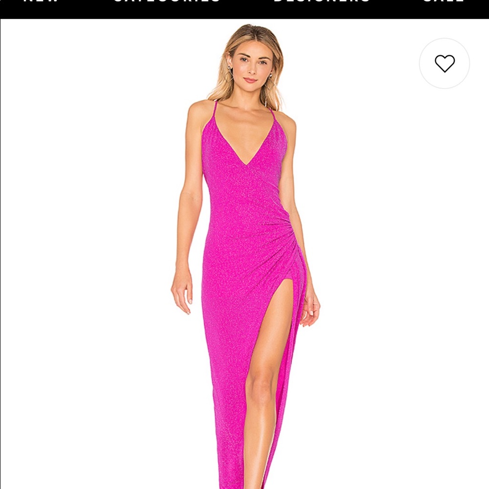 Beautiful Fuschia Andela gown from Revolve